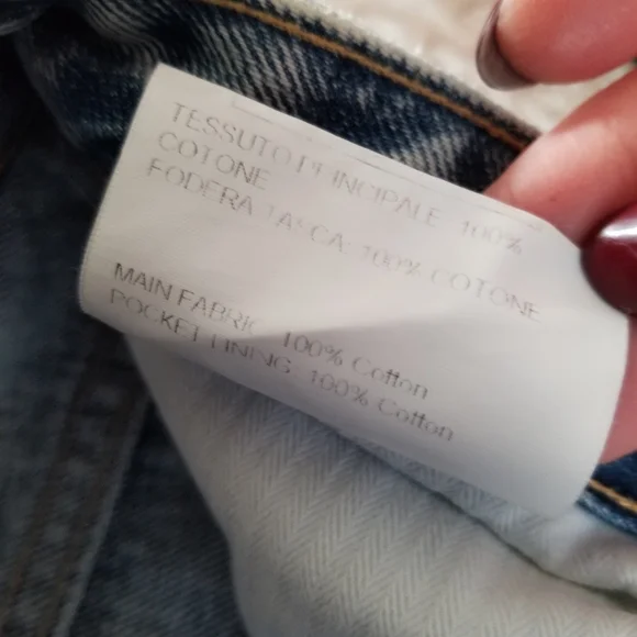 Golden Goose Thelma High Waist Carrot Leg Jeans Size 27 Blue - Picture 5 of 11